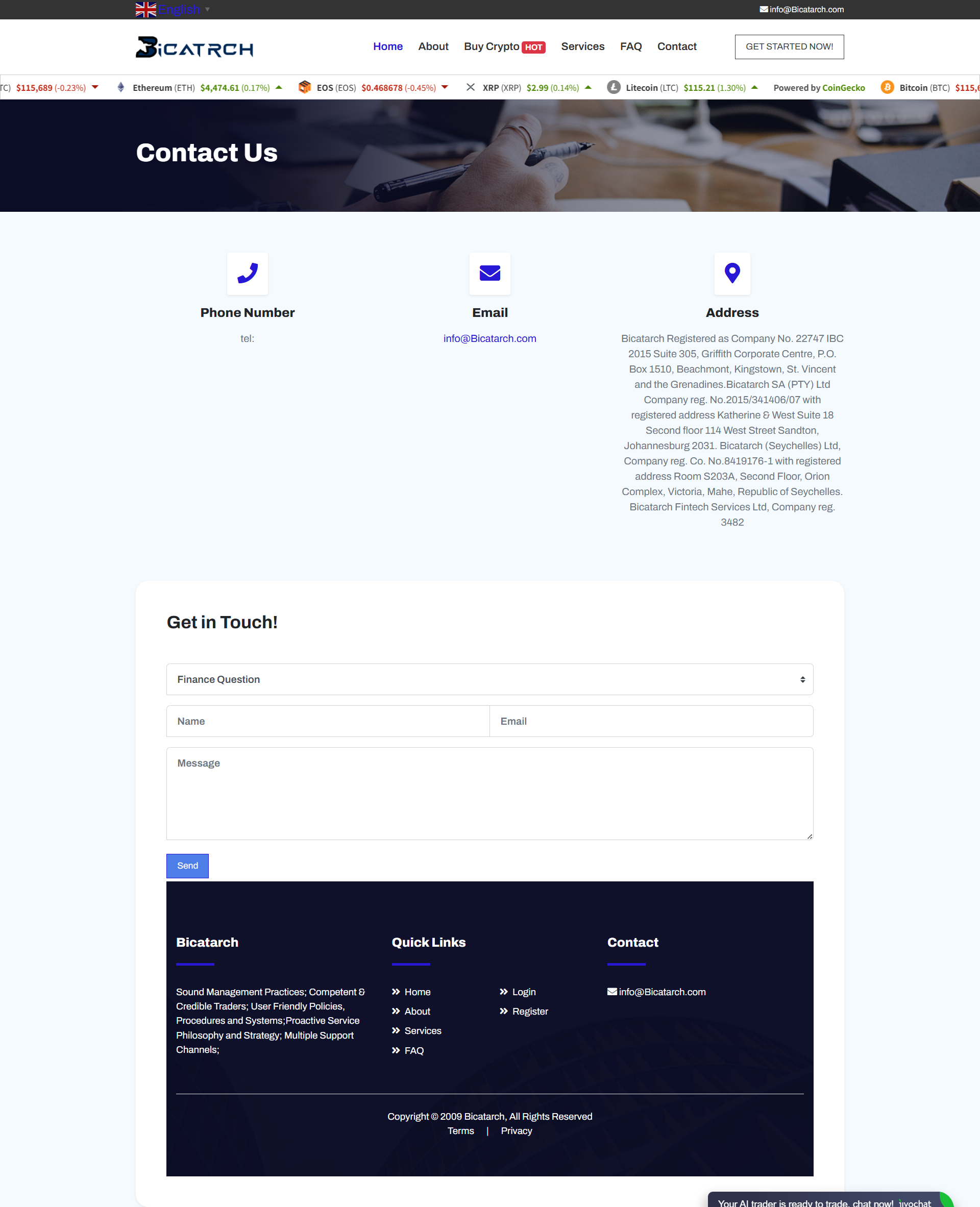 Broker Official Website