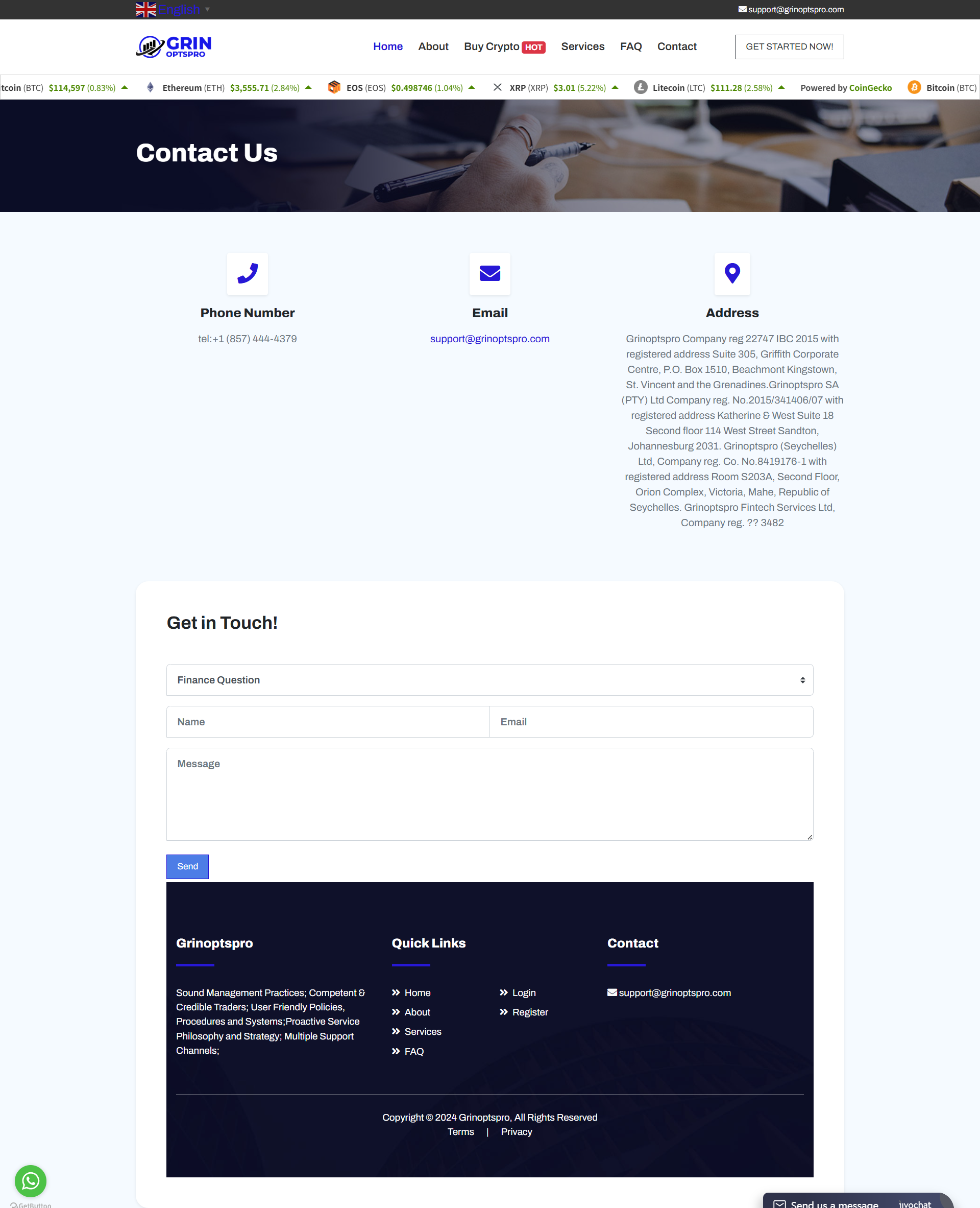 Broker Official Website
