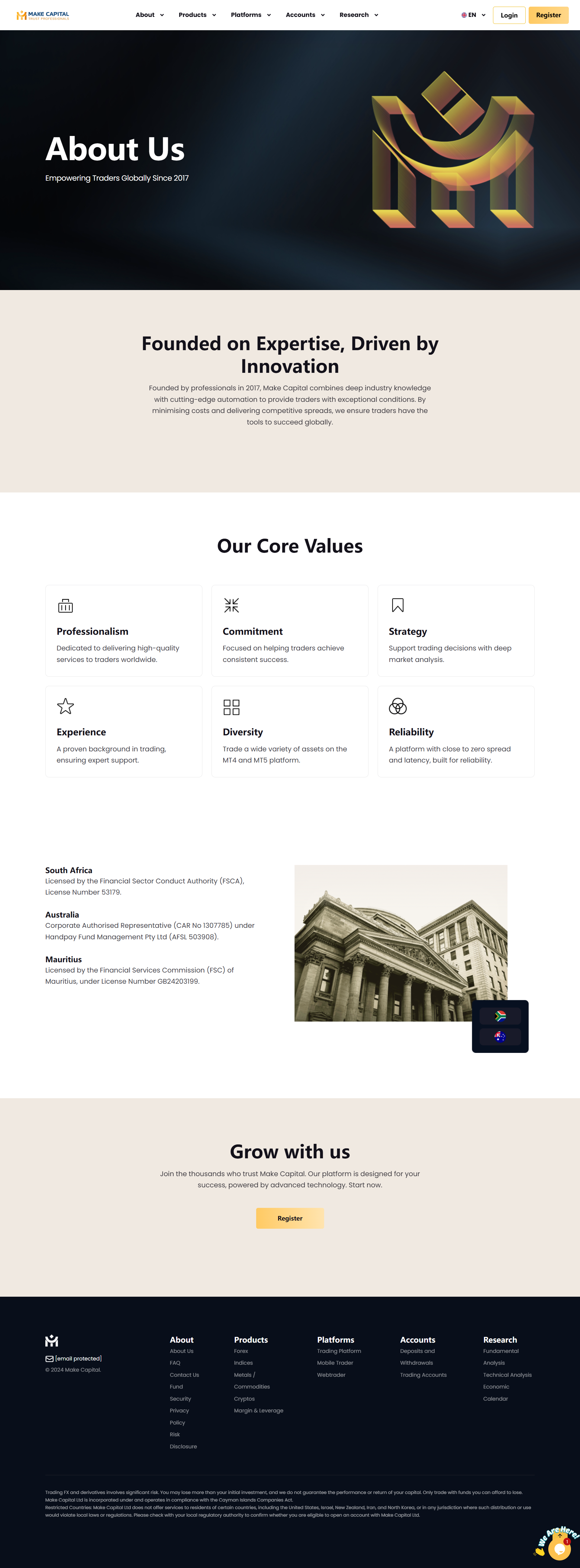 Make Capital Official Website