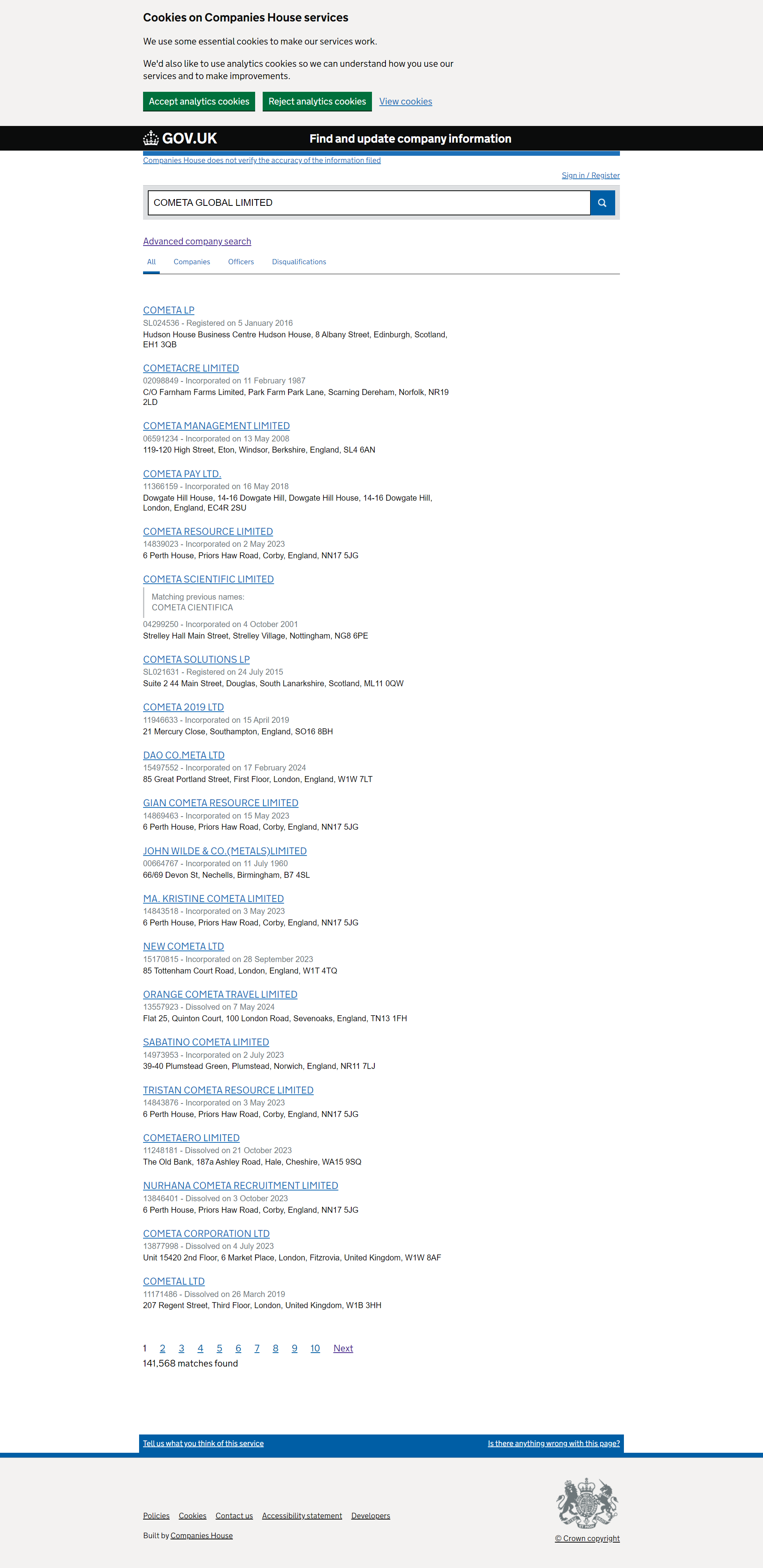 UK Companies House