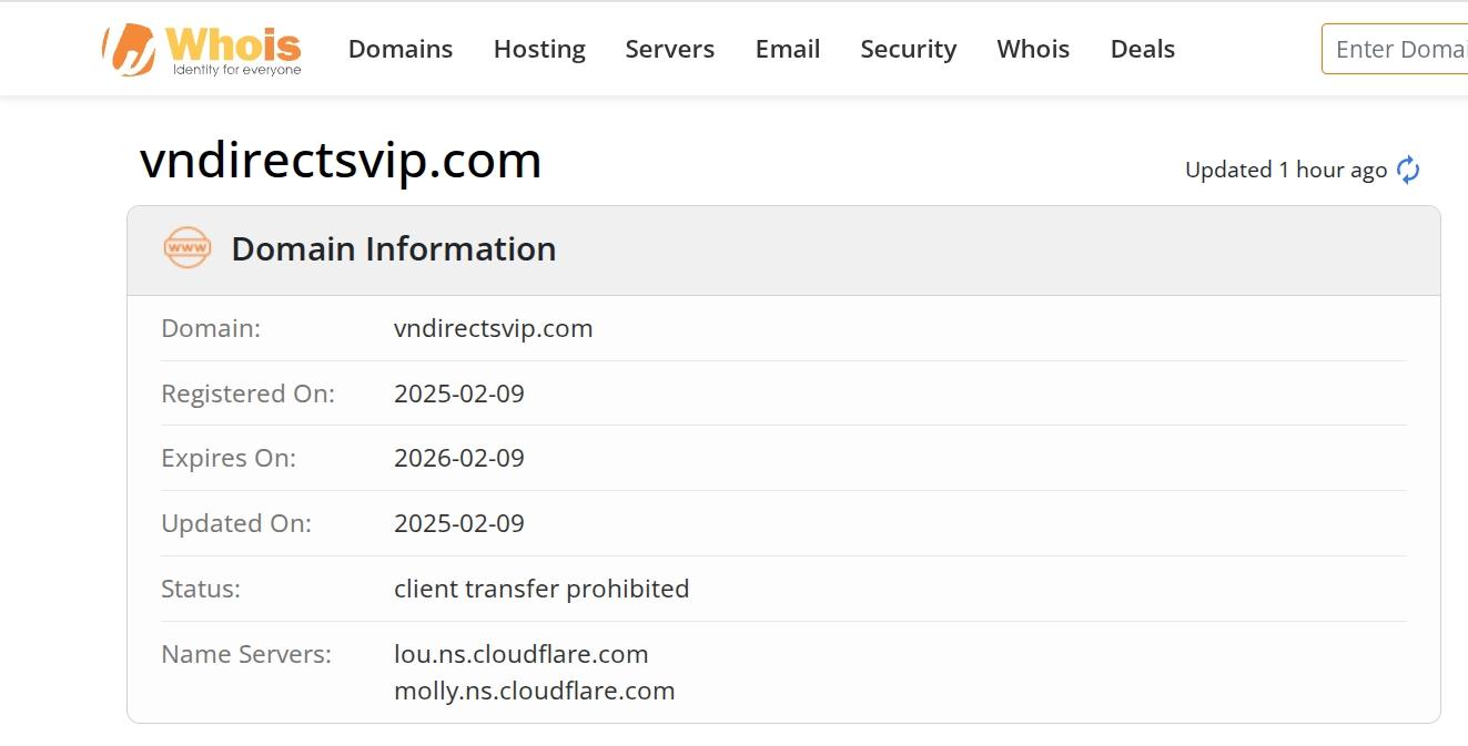 Domain name registration time