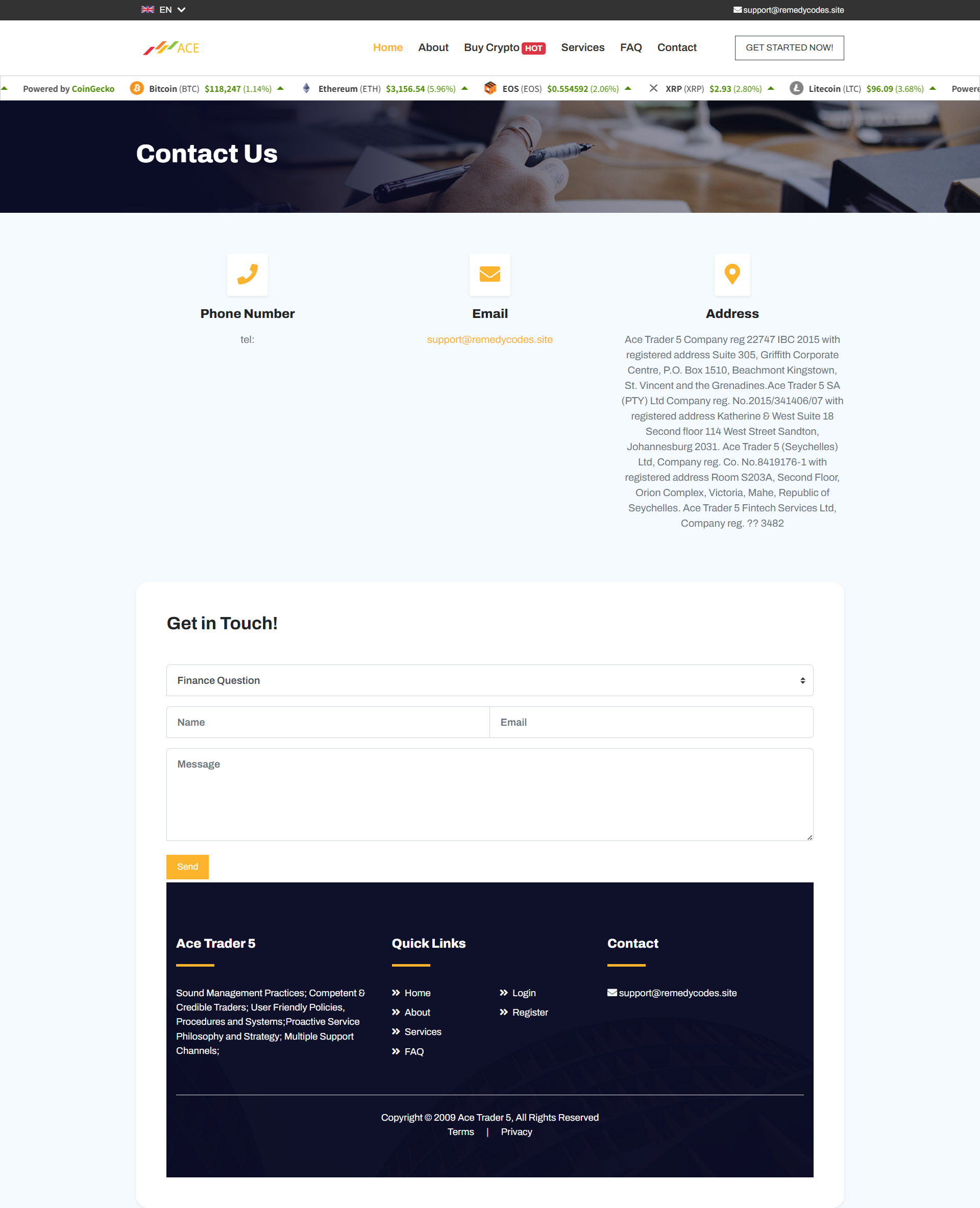 Broker Official Website