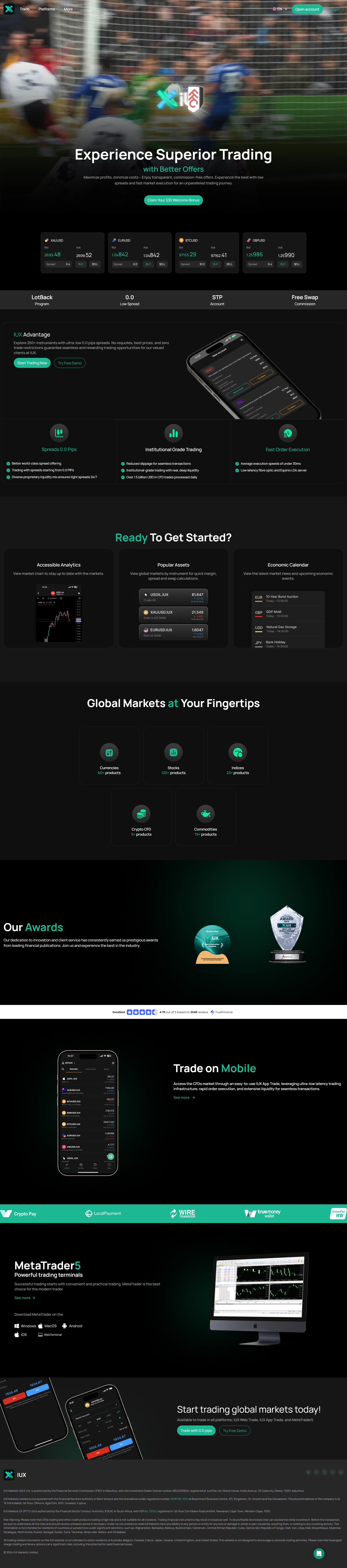 IUX official website