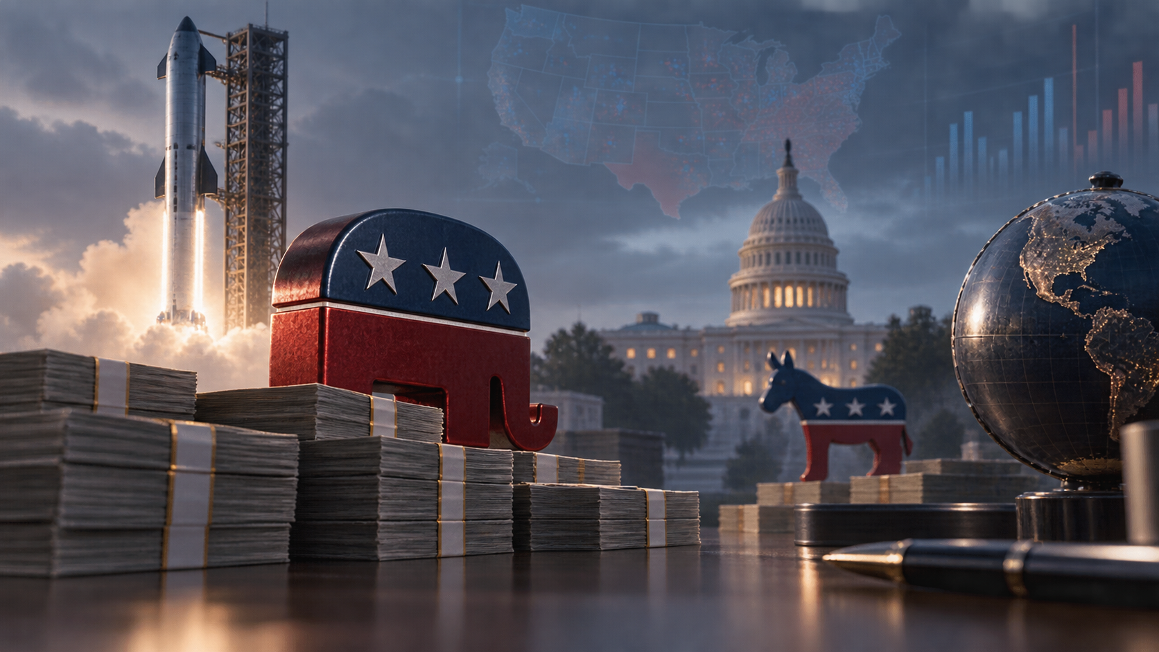 Republicanos gastam US$ 740 milhões, mas sondagens pouco avançam
