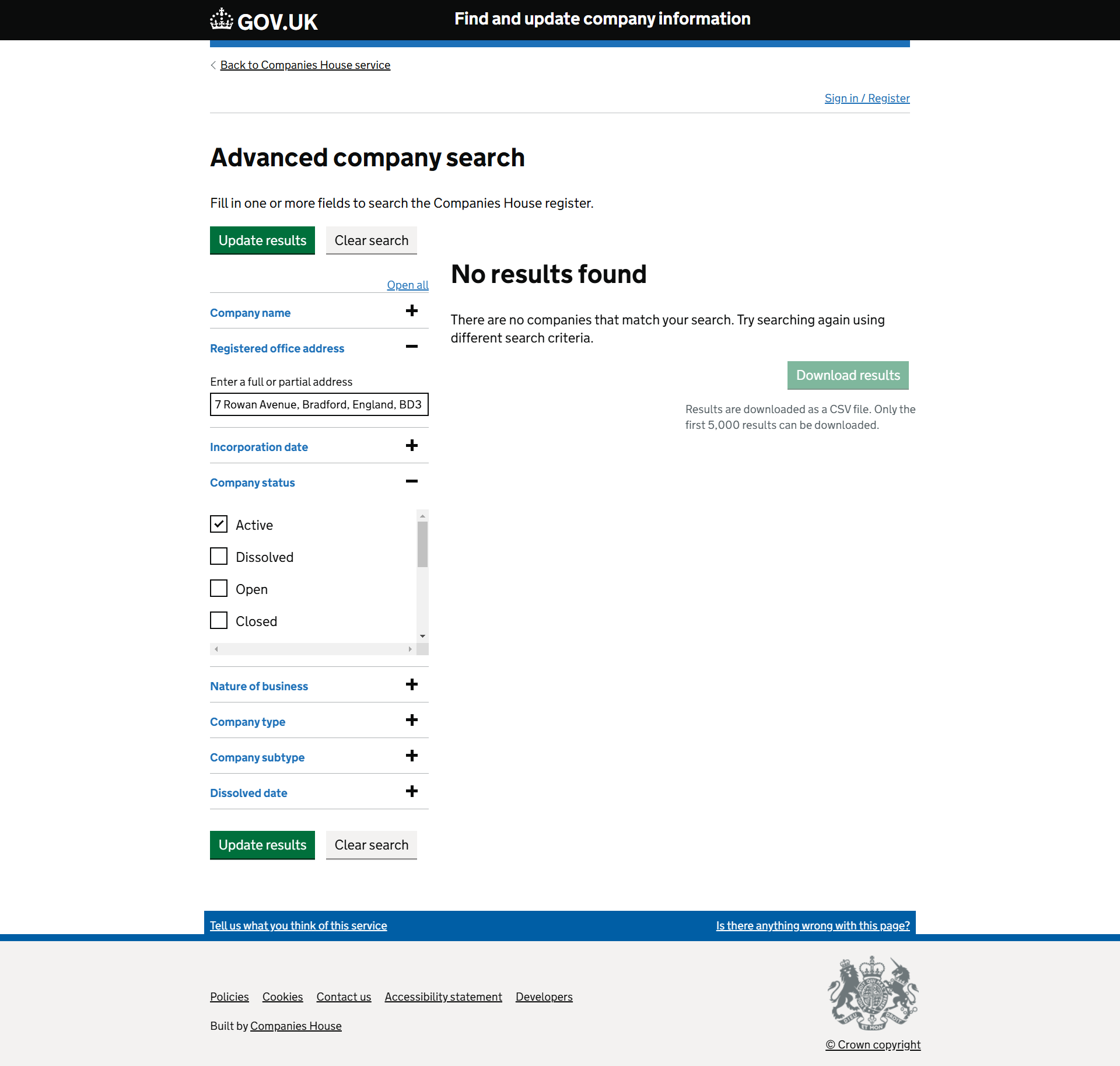 UK Companies House