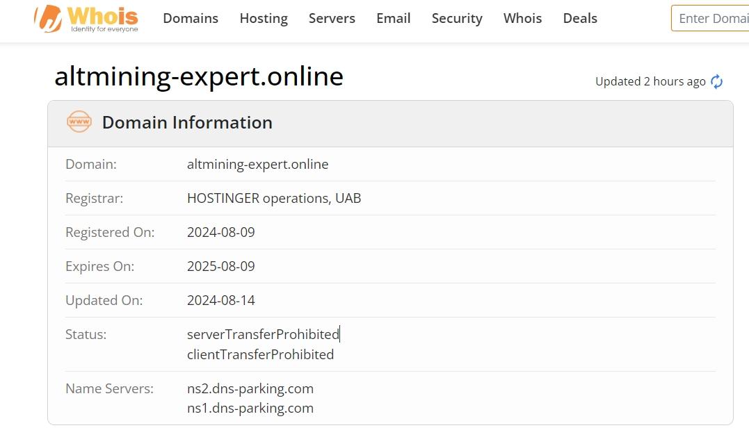 AltMining-Expert register