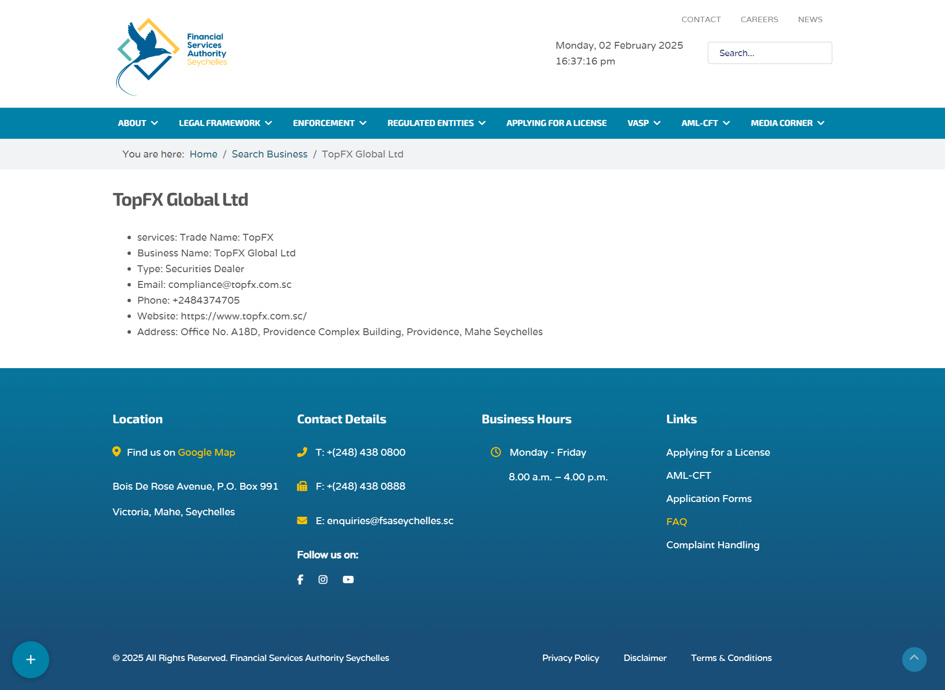 Financial Services Authority Seychelles