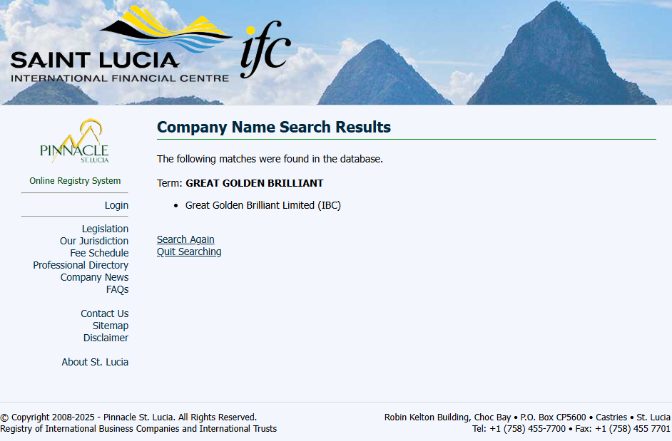 GREAT GOLDEN BRILLIANT IFC